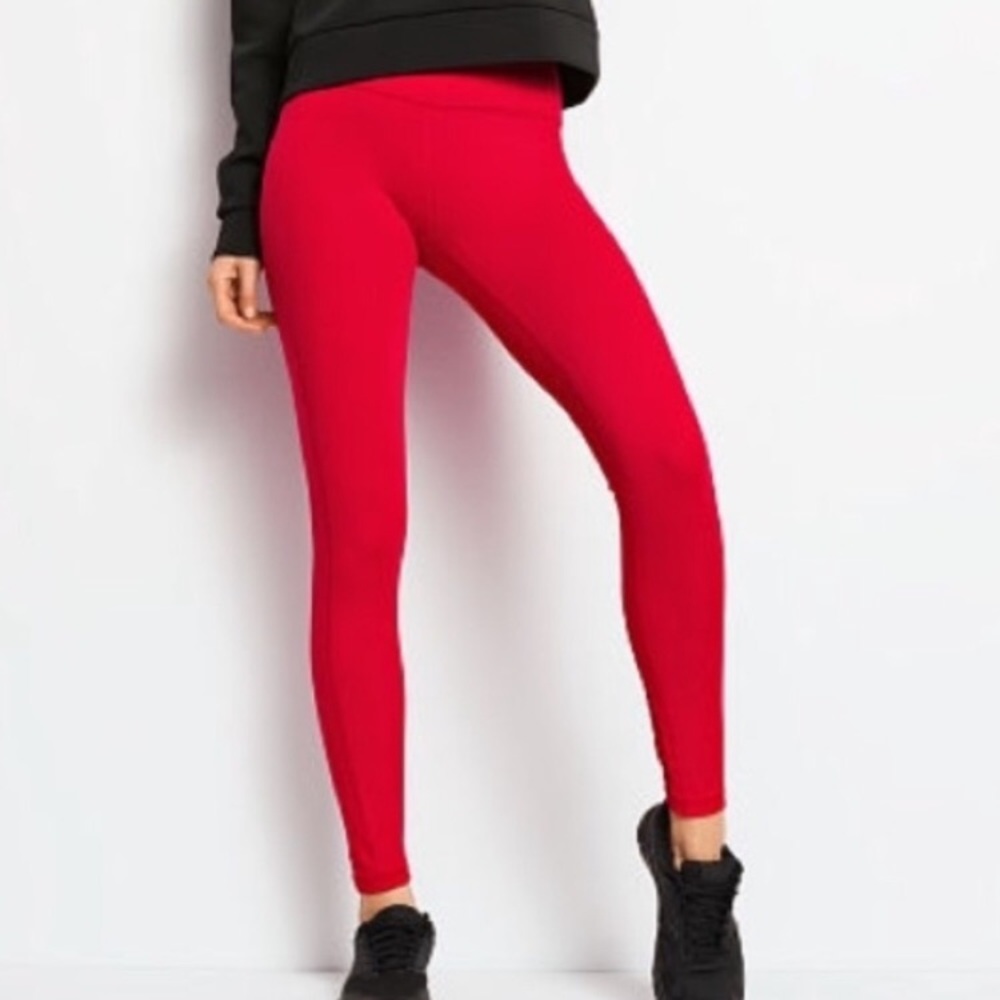 Victoria’s Secret Red Lace Up Mesh Knockout Tight